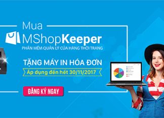 Tặng máy in hóa đơn cho khách hàng mua Phần mềm quản lý cửa hàng