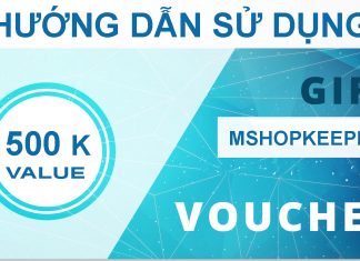 Làm thế nào để sử dụng voucher khi mua MShopKeeper ?