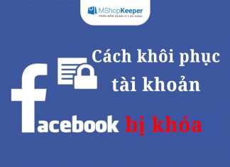 khôi phục tài khoản Facebook