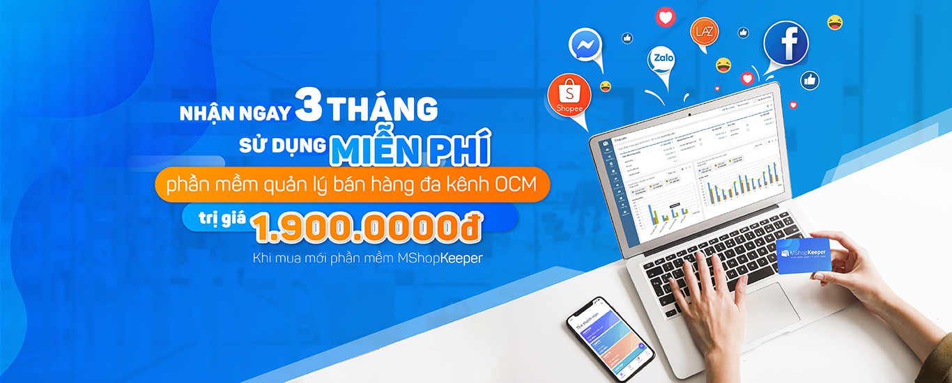 tặng 3 tháng sử dụng OCM