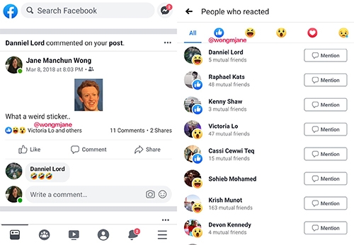 cập nhất mới của FB