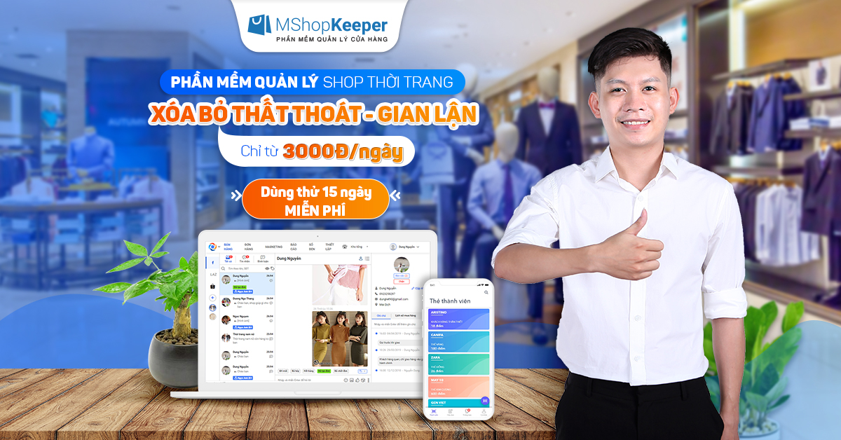 Phần mềm quản lý cửa hàng MISA eShop 