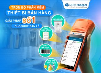 máy bán hàng cầm tay MShopKeeper POS