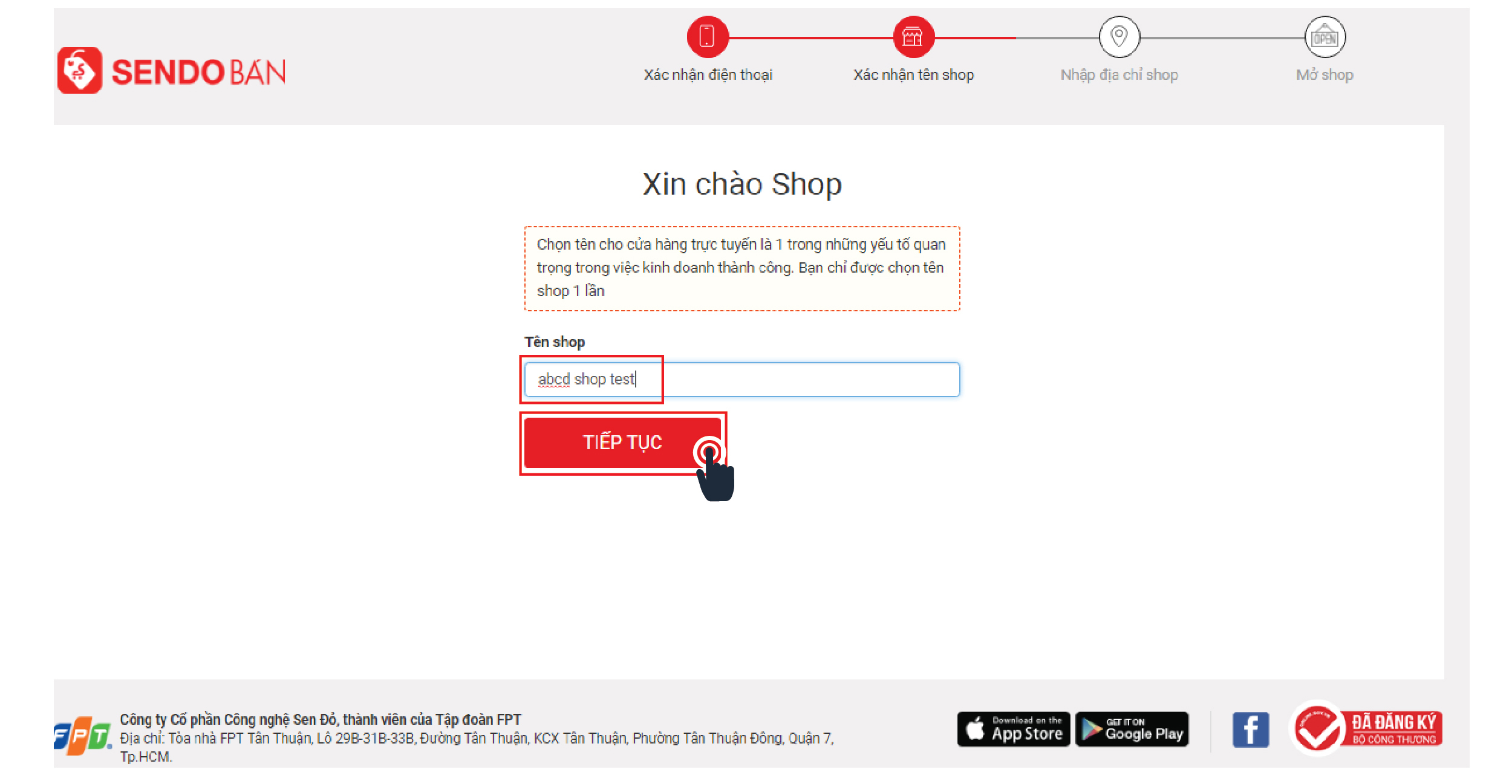 tạo shop online 