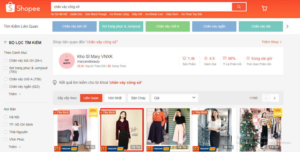 đăng ký kinh doanh online trên Shopee