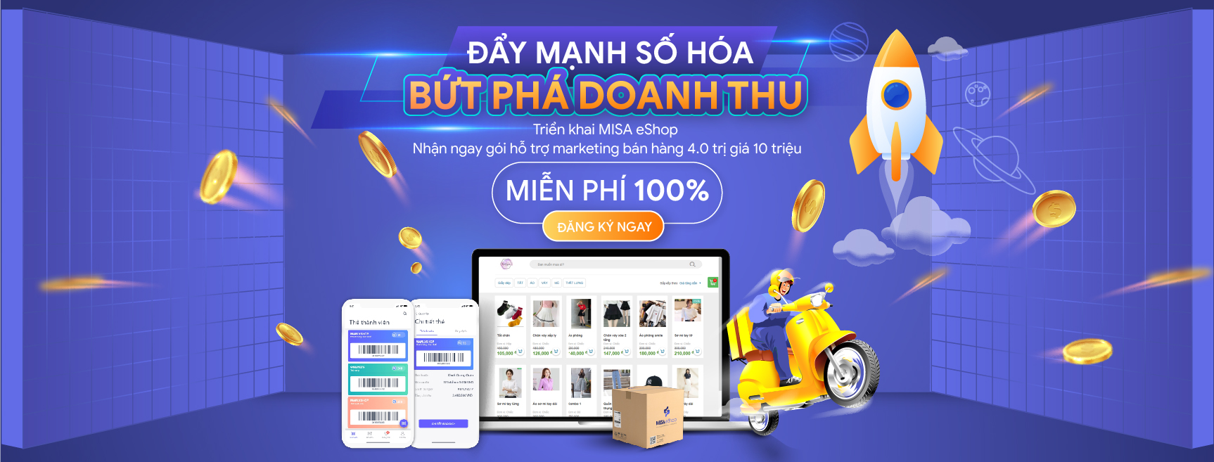 MISA eShop - Nền tảng phần mềm quản lý bán hàng đa kênh