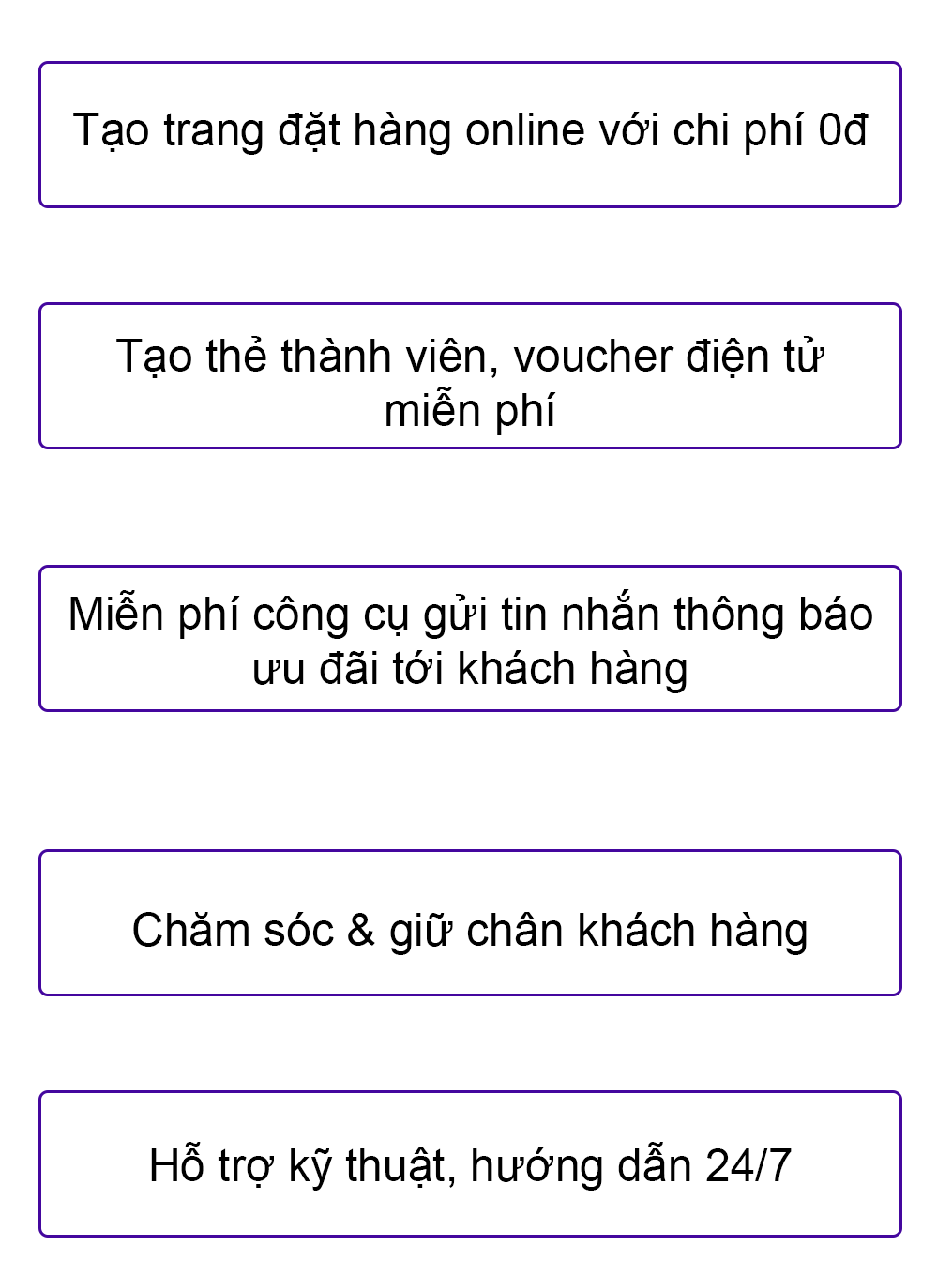 miễn phí gói hỗ trợ marketing bán hàng