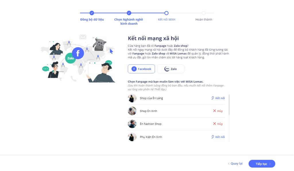 kết nối fb 2