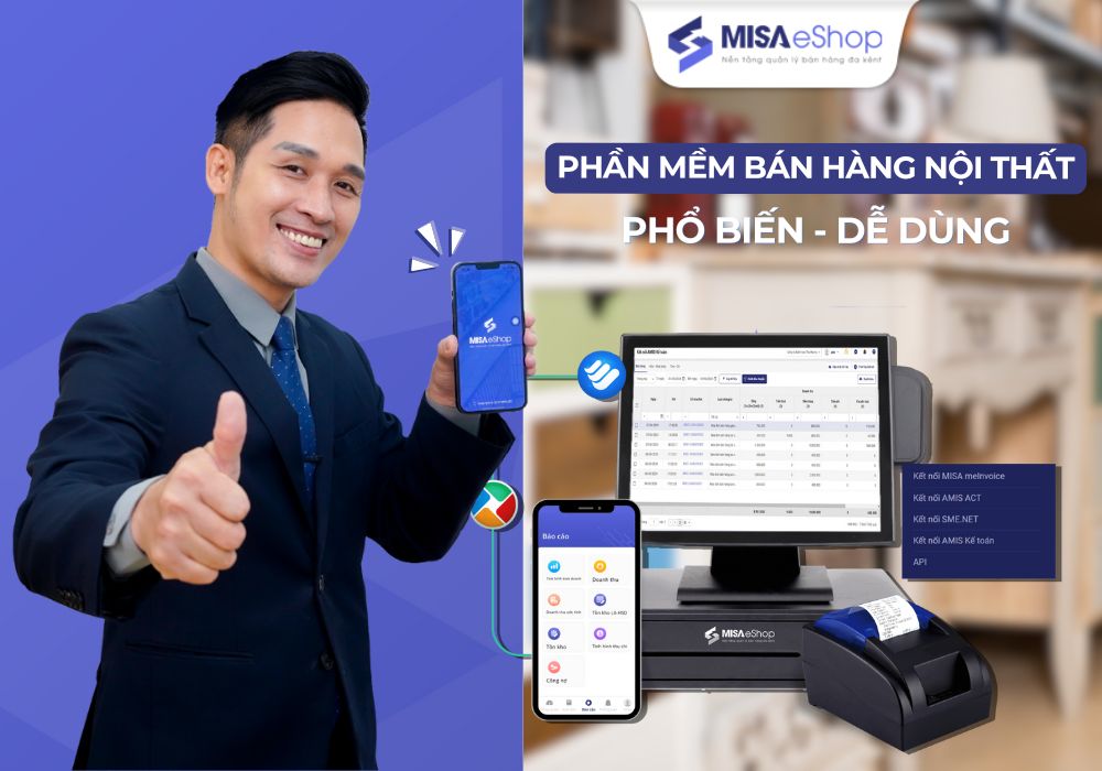 Phần mềm bán hàng nội thất gia dụng