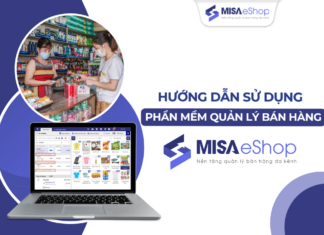 Hướng dẫn sử dụng phần mềm quản lý bán hàng MISA eShop