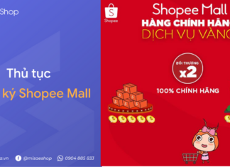 Thủ tục đăng ký Shopee Mall